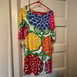 Lilly Pulitzer Multicolor Floral Long Sleeve Dress